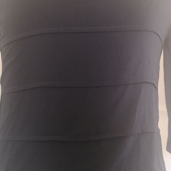 Olsen Ladies Crew Neck 3/4 Sleeves Casual Top Navy Blue 5/6 - Picture 8 of 16